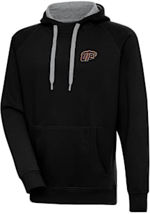 Antigua UTEP Miners Mens Black Victory Long Sleeve Hoodie