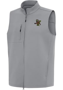 Antigua Vermont Catamounts Mens Grey Demand Sleeveless Jacket