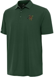 Antigua Vermont Catamounts Mens Green Era Short Sleeve Polo