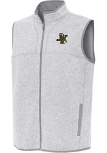 Antigua Vermont Catamounts Mens Grey Fortune Sleeveless Jacket