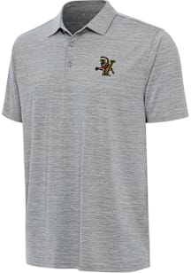Antigua Vermont Catamounts Mens Grey Layout Short Sleeve Polo