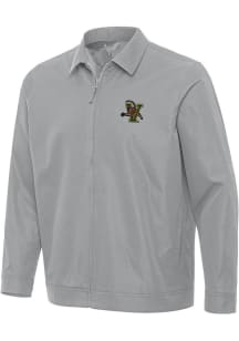 Antigua Vermont Catamounts Mens Grey Pivot Light Weight Jacket