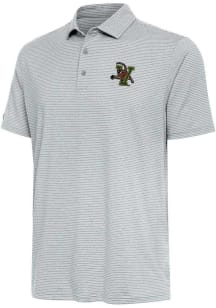 Antigua Vermont Catamounts Mens Grey Scheme Short Sleeve Polo