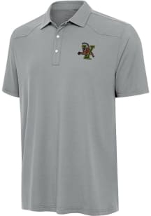 Antigua Vermont Catamounts Mens Grey Western Short Sleeve Polo