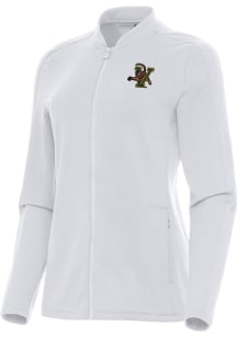 Antigua Vermont Catamounts Womens White Continual Light Weight Jacket