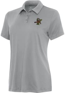 Antigua Vermont Catamounts Womens Grey Reprocess Recycled Short Sleeve Polo Shirt