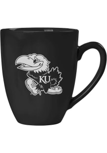 Kansas Jayhawks Laser Etched Bistro Mug