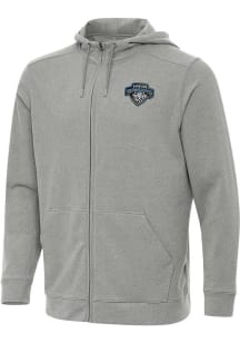 Antigua Carolina Cowboys Mens Grey Effortless Light Weight Jacket