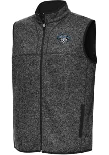 Antigua Carolina Cowboys Mens Black Fortune Sleeveless Jacket