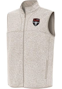 Antigua Kansas City Outlaws Mens Oatmeal Alternate Fortune Sleeveless Jacket