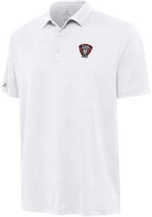 Antigua Missouri Thunder Mens White Reprocess Recycled Short Sleeve Polo