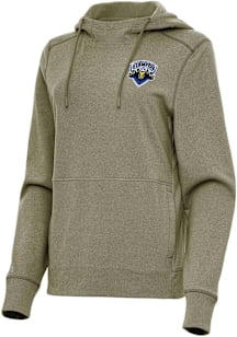 Antigua Nashville Stampede Womens Olive Justice Hooded Sweatshirt