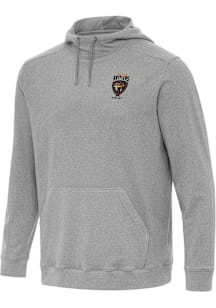Antigua Texas Rattlers Mens Grey Cloud Long Sleeve Hoodie