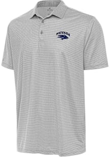 Antigua Nevada Wolf Pack Mens White Rings Short Sleeve Polo