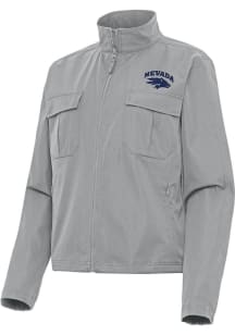 Antigua Nevada Wolf Pack Womens Grey Even Par Light Weight Jacket