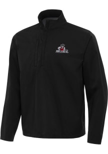 Antigua New Mexico State Aggies Mens  Brisk Long Sleeve Qtr Zip Pullover