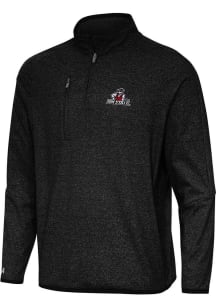 Antigua New Mexico State Aggies Mens Black Certain Long Sleeve Qtr Zip Pullover