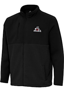 Antigua New Mexico State Aggies Mens Black Daily Fused Medium Weight Jacket