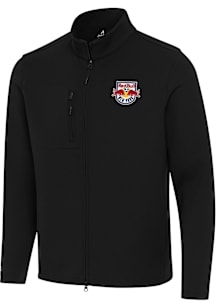 Antigua New York Red Bulls Mens Black Objection Light Weight Jacket
