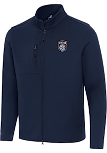 Antigua San Diego FC Mens Navy Blue Objection Light Weight Jacket