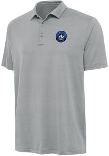 Antigua Montreal Impact Mens Grey Reprocess Recycled Short Sleeve Polo