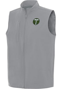 Antigua Portland Timbers Mens Grey Regard Sleeveless Jacket