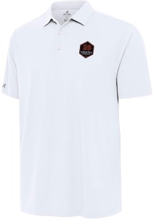 Antigua Houston Dynamo Mens White Era Short Sleeve Polo