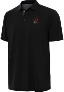 Antigua Houston Dynamo Mens Black Era Short Sleeve Polo