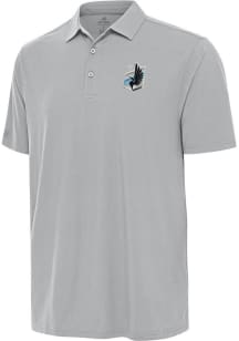 Antigua Minnesota United FC Mens Grey Era Short Sleeve Polo