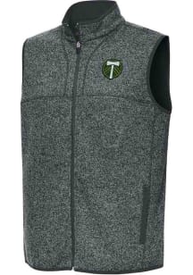 Antigua Portland Timbers Mens Grey Fortune Sleeveless Jacket