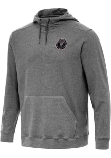 Antigua Inter Miami CF Mens Black Cloud Long Sleeve Hoodie
