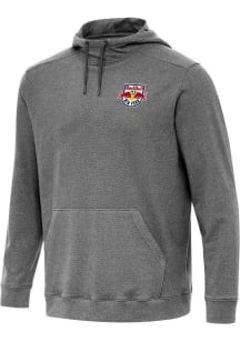 Antigua New York Red Bulls Mens Black Cloud Long Sleeve Hoodie