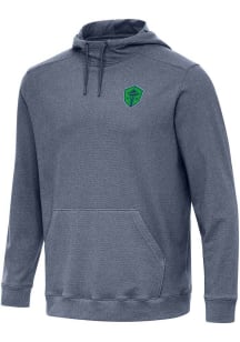 Antigua Seattle Sounders FC Mens Navy Blue Cloud Long Sleeve Hoodie