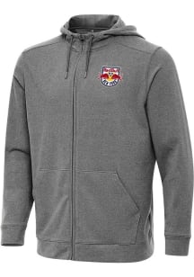 Antigua New York Red Bulls Mens Black Effortless Light Weight Jacket