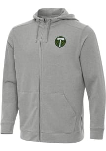 Antigua Portland Timbers Mens Grey Effortless Light Weight Jacket