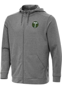 Antigua Portland Timbers Mens Black Effortless Light Weight Jacket