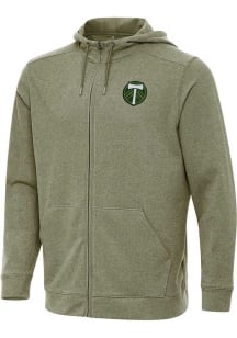 Antigua Portland Timbers Mens Olive Effortless Light Weight Jacket