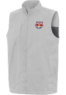 Antigua New York Red Bulls Mens Grey Brisk Sleeveless Jacket