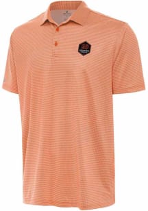 Antigua Houston Dynamo Mens White Rings Short Sleeve Polo