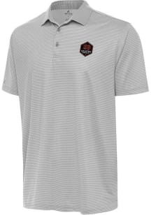 Antigua Houston Dynamo Mens White Rings Short Sleeve Polo