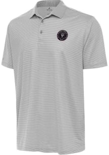 Antigua Inter Miami CF Mens White Rings Short Sleeve Polo