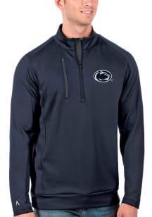 Antigua Penn State Nittany Lions Mens Navy Blue Generation Long Sleeve 1/4 Zip Pullover