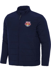 Antigua New York Red Bulls Mens Navy Blue Swelter Filled Jacket