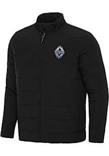 Antigua Vancouver Whitecaps FC Mens Black Swelter Filled Jacket