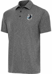 Antigua Minnesota United FC Black Par 3 Big and Tall Polo