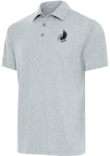 Antigua Minnesota United FC Grey Par 3 Big and Tall Polo