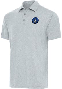 Antigua Montreal Impact Grey Par 3 Big and Tall Polo