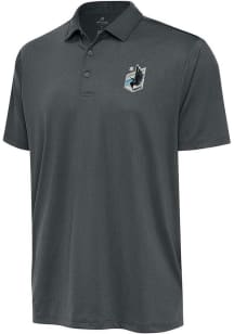 Antigua Minnesota United FC Grey Ellipse Big and Tall Polo