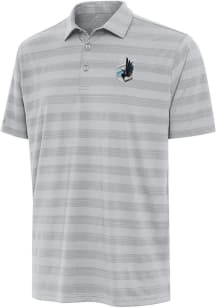 Antigua Minnesota United FC Grey Tunnel Big and Tall Polo