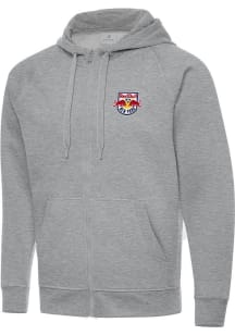 Antigua New York Red Bulls Mens Grey Victory Big and Tall Light Weight Jacket